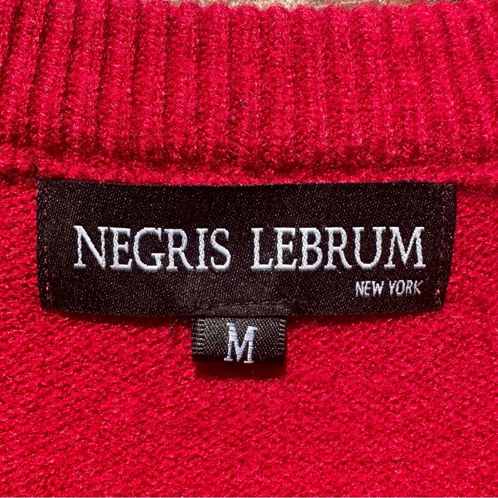 NEGRIS LEBRUM (M) Men’s Luxurious Designer Knitted Ribbed “THE ARCHIE SWEATER” - Picture 8 of 10
